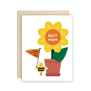 Best Mom Bee Card By The Beautiful Project