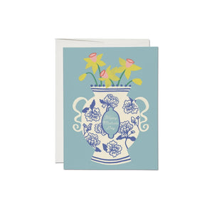 Chinoiserie Vase Mother’s Day Card By Red Cap Cards