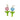 Detailed Pink + Blue Tulip Earrings By Printedmel