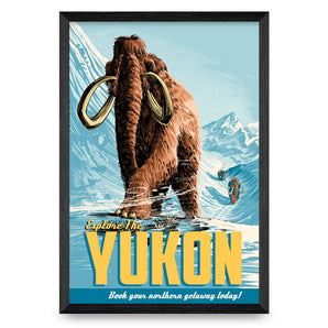Explore The Yukon Mammoths 12x18 Print By Nyco Rudolph