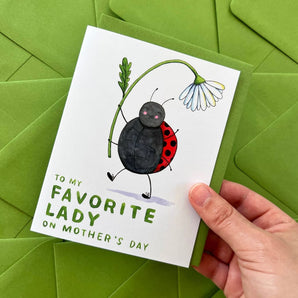 Favorite Lady Mom Card By Paper Wilderness