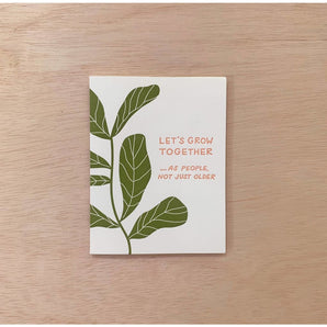 Grow Together Card By Odd Daughter Paper Co.