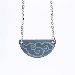 Half - moon Cloud Necklace By Aflame Creations Jewelry