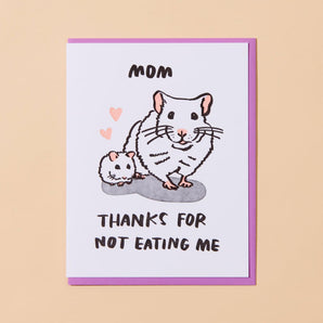 Hamster Mom Card By And Here