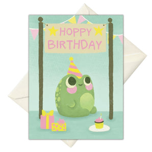 Hoppy Birthday Frog Card By Lucky Sprout Studio