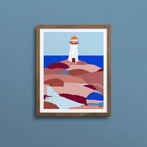Kautzi Peggy’s Cove Lighthouse 8x10 Print
