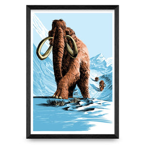 Mammoths 12x18 Print By Nyco Rudolph