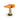 Orange Mushroom Earring Holder (various designs) By Pink