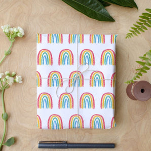 Over The Rainbow Wrapping Sheet By Rebecca Jane Woolbright