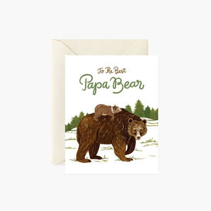 Papa Bear Card By Botanica Paper Co.