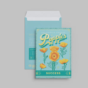 Poppies Seed Packet By KDP Creative Hand Lettering