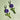 Purple Abstract Flowers Earrings By Pink Mallow Creations