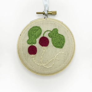 Radish Embroidery By Katiebette