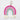 Rainbow Macrame Keychain (various colours) By Beta Creations
