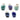 RdC Pebble Vase - Prismatic (various colours) By Rachel de