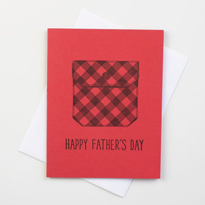 SALE - Plaid Dad Card By Inkwell Originals