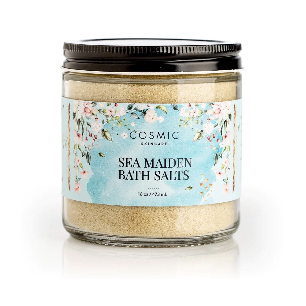 Sea Maiden Bath Salts 16oz - Cosmic Skincare - Inkwell Modern Handmade