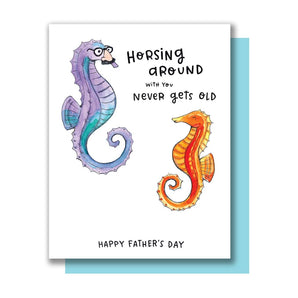 Seahorse Dad Card By Paper Wilderness