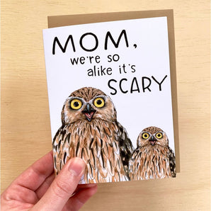 So Alike Owl Mom Card By Paper Wilderness