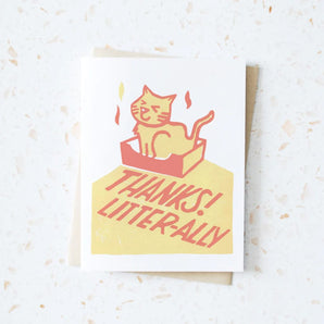 Thanks Litter - ally Card By Hop & Flop