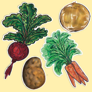 The Root Vegetable Sticker Pack By Ren Design