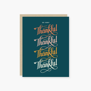 SALE - Very Thankful Card By 2021 Co.