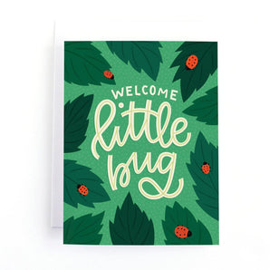 Welcome Little Bug Card By Pedaller Designs