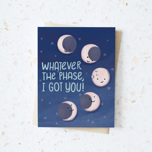 Whatever The Phase Card By Hop & Flop