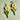 Yellow Abstract Flowers Earrings By Pink Mallow Creations
