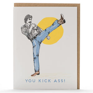 You Kick Ass Foil Card By Porchlight Press