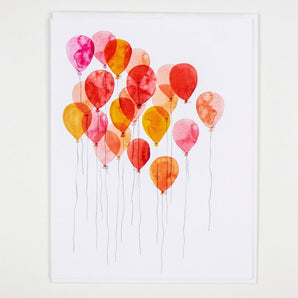 Balloon Cluster Card By Little Foible