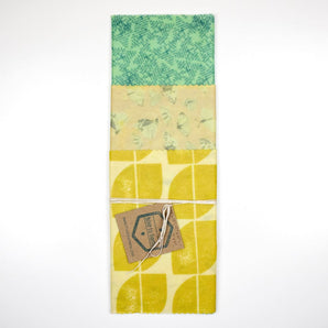 Beeswax Square Wrap - 3 Pack 13’/10’/7’ By Hive To Home NS