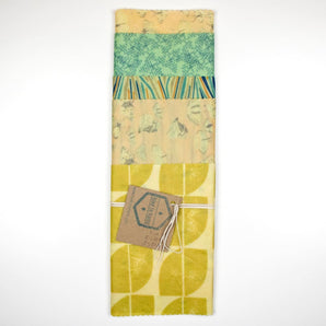 Beeswax Square Wrap - 5 Pack 13’(2)/10’(2)/7’ By Hive