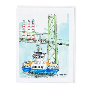 Dartmouth Ferry Card by Bard