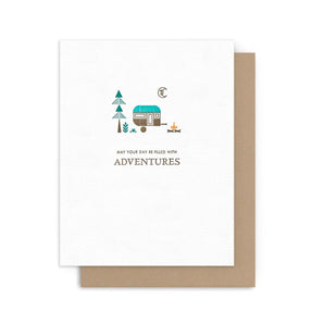 Day Filled With Adventures Card By Arquoise Press
