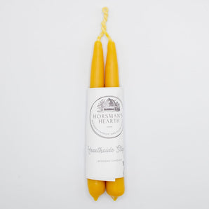 Large Taper Paired Beeswax Candles By Horsman’s Hearth