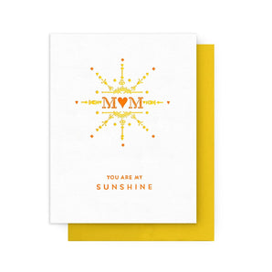 Mom Sunshine Card By Arquoise Press