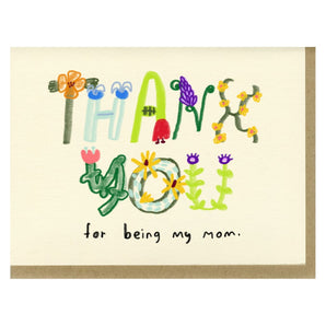 Thank You For Being My Mom Card By People I’ve Loved