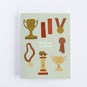 Trophy Parent Card By Pedaller Designs