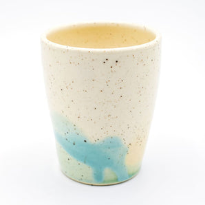 Watercolour Wash Tall Cup By Union Street Pottery