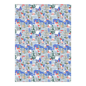 Holiday Gnomes Gift Wrap Sheet