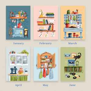 2026 Cozy Nooks & Crannies Calendar By Julep and Trubbs