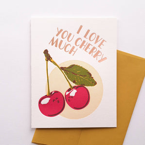 Fruit Cherry Much Foil Card