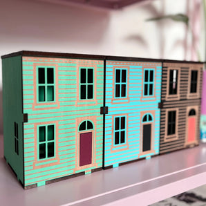 Black Biscuit Box Miniature House