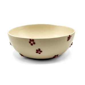 3D Single Flower Bowl - Red By The Maple Market Crafts