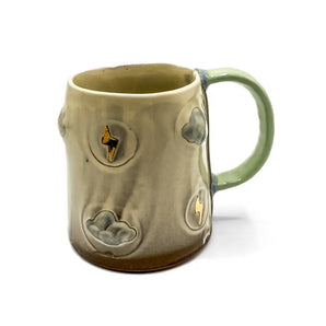 3D Wallpaper Thunderstorm Mug By Builder Burner Ceramics
