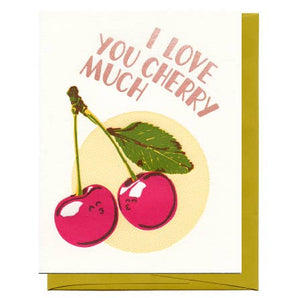 Fruit Cherry Much Foil Card