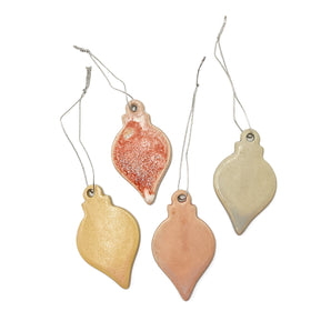 Bulb Shaped Ceramic Ornament (various colours)