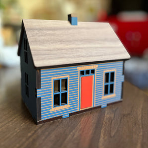 Blue Homestead Miniature House (various designs)