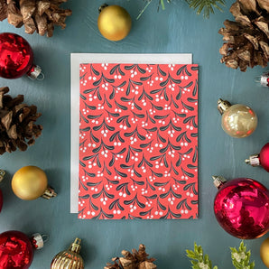 Coastal Mistletoe Card